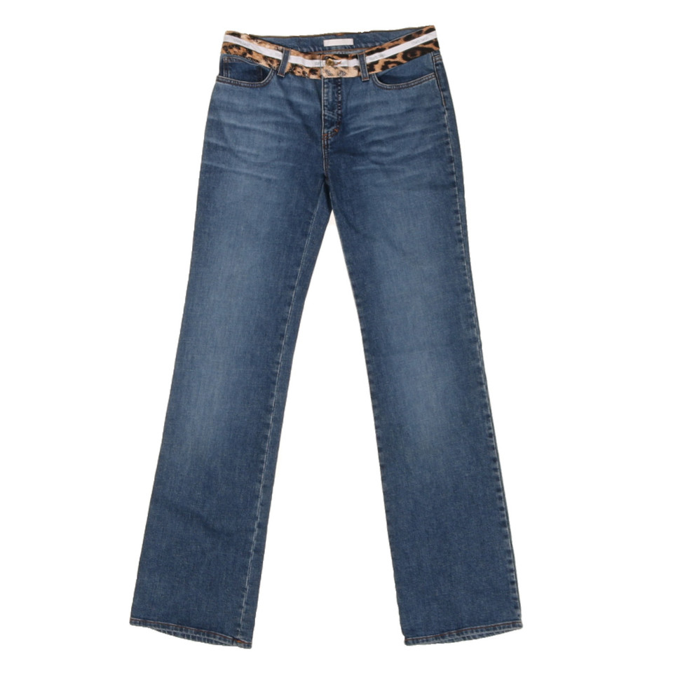 Roberto Cavalli Jeans Katoen in Blauw