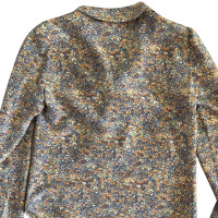 Philosophy Di Lorenzo Serafini Silk blouse with a floral pattern