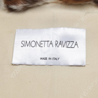 Simonetta Ravizza Manteau de fourrure en design animal