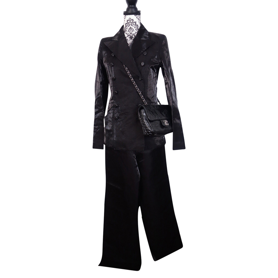 Chanel Suit Linen in Black