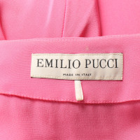 Emilio Pucci Oberteil aus Seide in Rosa / Pink