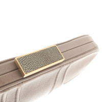 Smythson clutch in Taupe