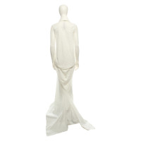 Rick Owens Kleid aus Baumwolle in Weiß