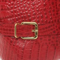 Luciano Padovan Handtasche aus Leder in Rot