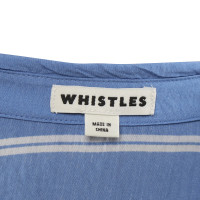 Whistles Blusa in blu / bianco