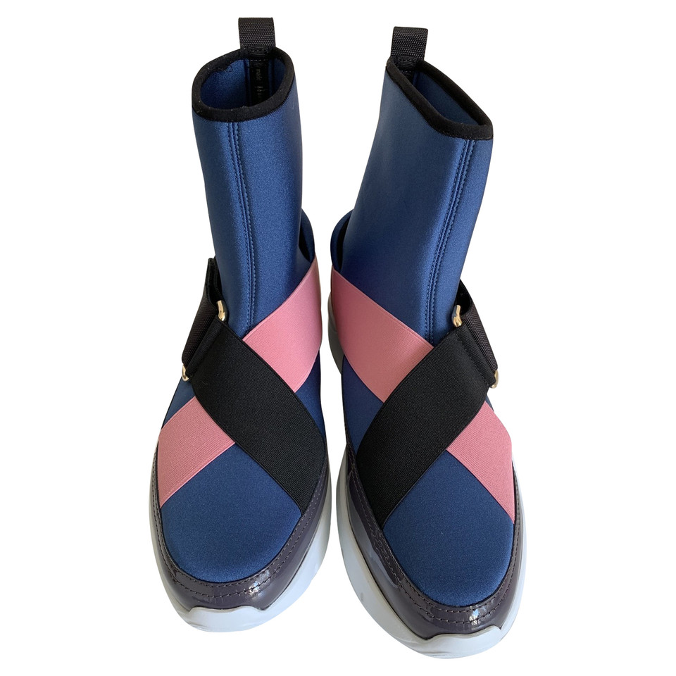 Emilio Pucci Sneakers Canvas in Blauw