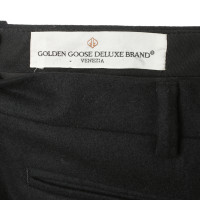 Golden Goose Pantalon de laine bleu foncé