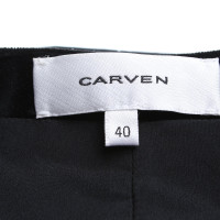 Carven Velvet dress in black