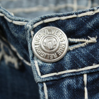 True Religion Jeans in Cotone in Blu