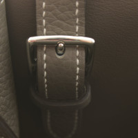 Hermès Halzan 31 aus Leder in Grau