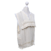 Isabel Marant Crochet Top con decori a frange