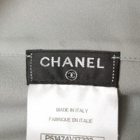 Chanel Robe en argent gris