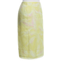 Laurèl Slightly flared skirt in yellow