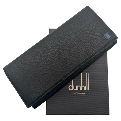 Alfred Dunhill Sac à main/Portefeuille en Cuir en Noir