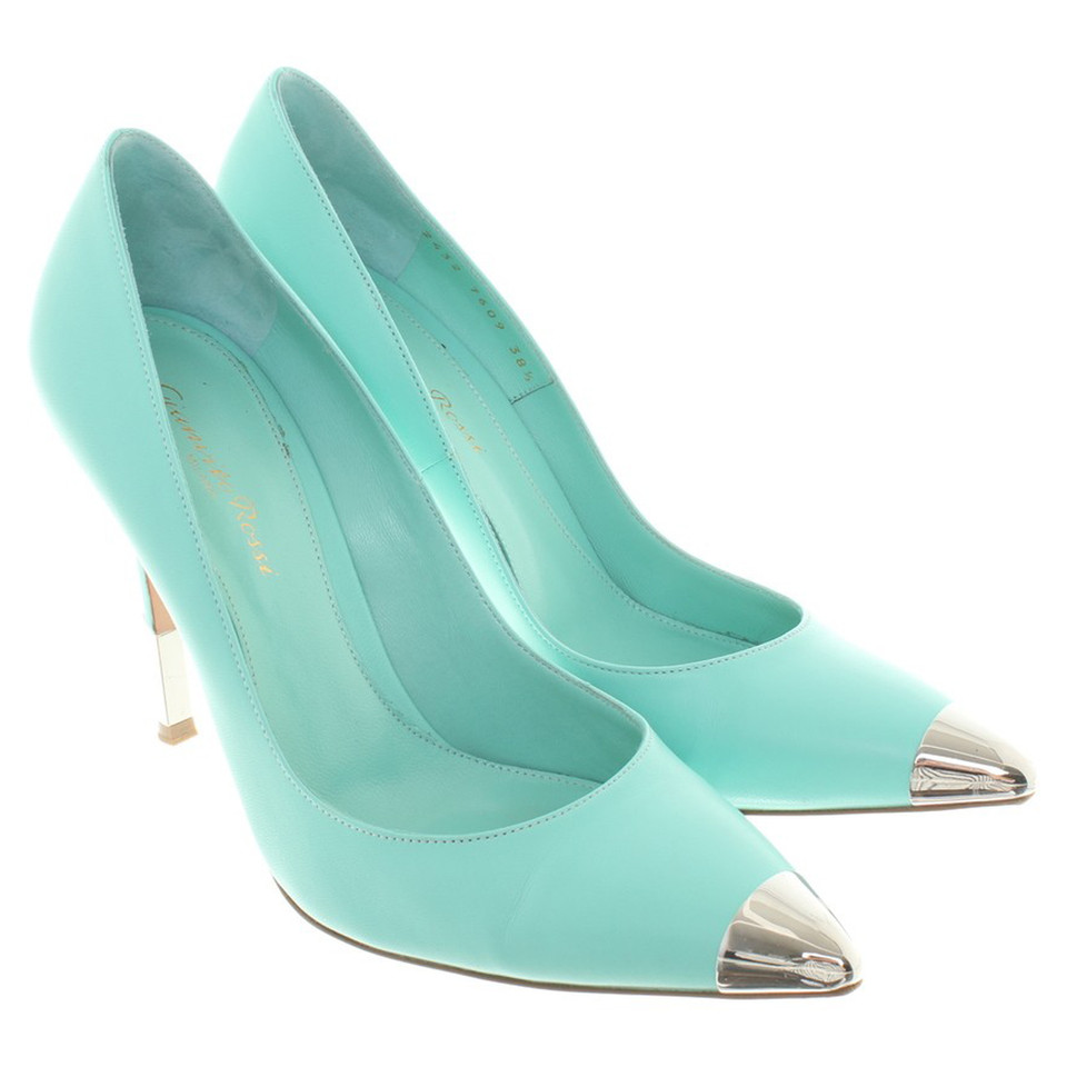 Gianvito Rossi pumps en turquoise