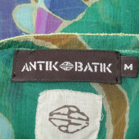 Antik Batik Camicetta con motivo floreale