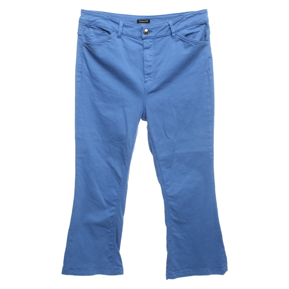 Massimo Dutti Paire de Pantalon en Coton en Bleu