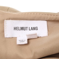 Helmut Lang Jupe en cuir beige