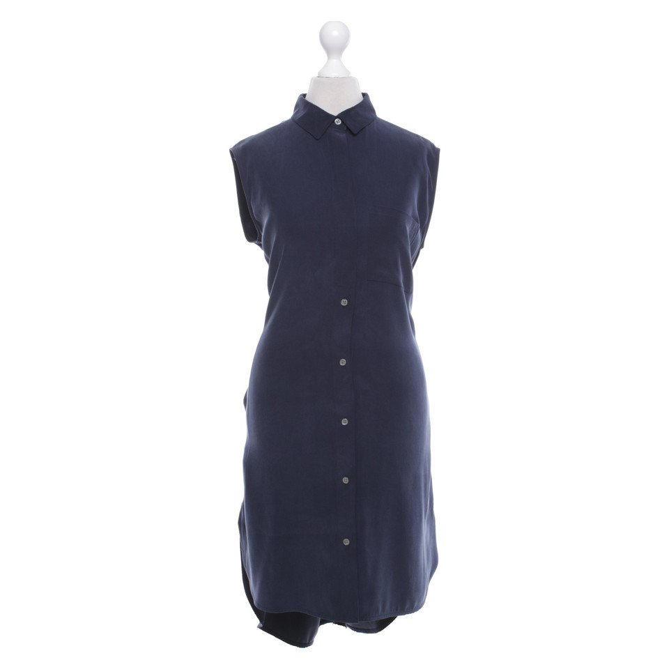Frame Denim Silk dress in dark blue