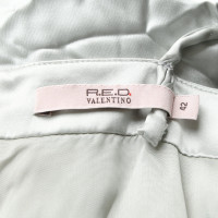 Red Valentino Kleid aus Seide in Grau