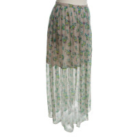 Msgm Maxi skirt with floral print