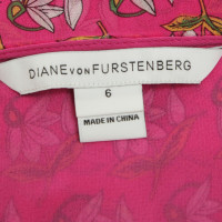 Diane Von Furstenberg Top met een bloemmotief