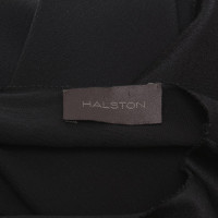 Halston Heritage camicetta di seta in nero
