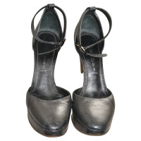 Casadei Pumps/Peeptoes Leather in Silvery