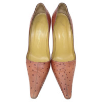 Giuseppe Zanotti Pumps/Peeptoes aus Leder in Braun