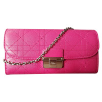 Christian Dior Diorling roze Leren portemonnee / clutch