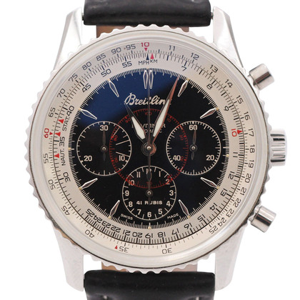 Breitling Navitimer  Montbrillant Datora Leather in Silvery