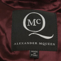 Alexander McQueen Short jacket in biker style