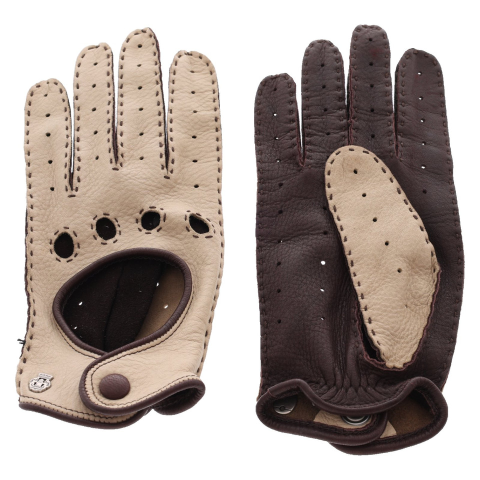 Roeckl Gants en Cuir en Beige