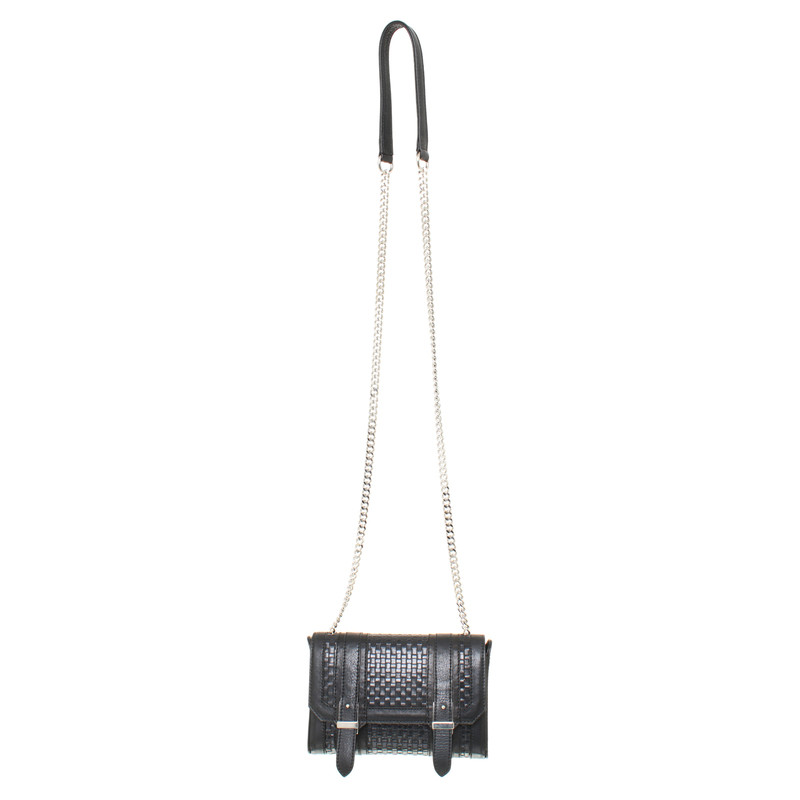 Kaviar Gauche Basket satchel bag mini in black