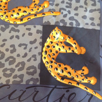 Cartier Seidentuch mit Leoparden-Motiv 