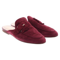 Tod's Slippers/Ballerinas Leather in Fuchsia