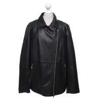 Marina Rinaldi Jacket/Coat Leather in Black