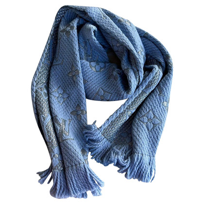 Louis Vuitton Schal/Tuch aus Wolle in Blau