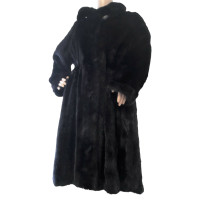 Visone Jacket/Coat Fur in Black