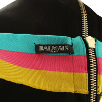 Balmain Black Halter dress 