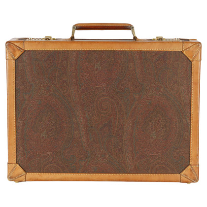 Etro Travel bag Leather in Brown