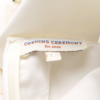 Opening Ceremony Robe en Coton en Blanc