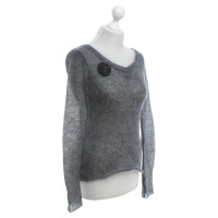 Miu Miu Knitted pullover in grey