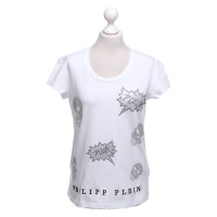 Philipp Plein T-Shirt  mit Totenköpfen
