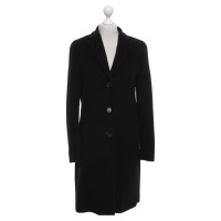 René Lezard Coat in black