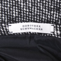 Schumacher Langer Rock in Schwarz/Weiß