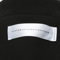 Victoria By Victoria Beckham Jacke/Mantel aus Wolle in Schwarz