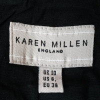 Karen Millen Plaid skirt with wool