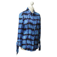 Roberto Cavalli Silk blouse with patterns