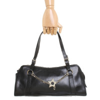 Christian Dior Handbag Leather in Black